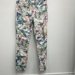 Skinny Ankle Printed Jeans Soft Floral