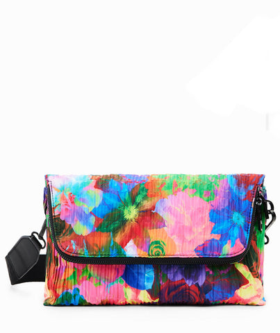 Midsize floral crossbody bag women