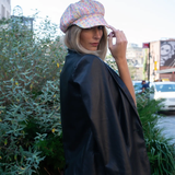 Multi Color Tweed Newsboy Cabby Cap