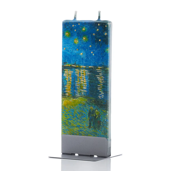 Flat Handmade Candle - Starry Night Over the Phone