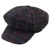 Line Pattern Newsboy Cabby Cap