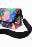 Midsize floral crossbody bag women