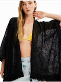 Floral Design Kaftan Summer Cover Up Women