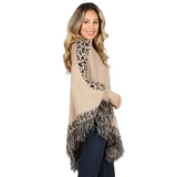 Tribal Fringe Poncho Sweater