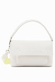 Midsize half logo crossbody bag women