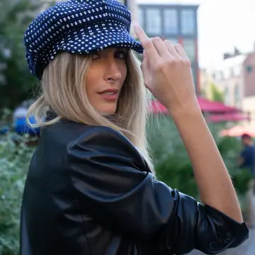 Patterned Newsboy Cabby Hat