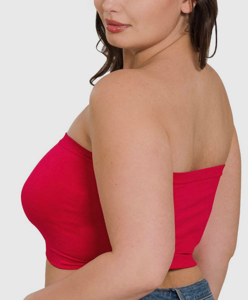 Plus Size 8 inch Bandeau Bra