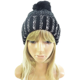Metallic Gold Shimmer Knitted Trooper Beanie