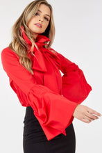 Load image into Gallery viewer, Long Sleeve Poplin Blouse