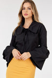 Long Sleeve Poplin Blouse