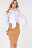 Long Sleeve Poplin Blouse