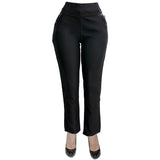 Button Pocket Leggings  Black, Plus