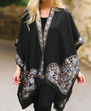 Load image into Gallery viewer, Embroidered Poncho