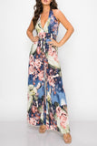 Jumpsuits Floral Pattern