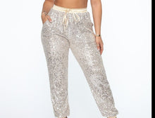 Load image into Gallery viewer, Sequin Joggers