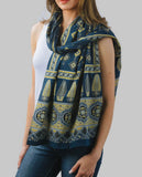 Cotton Handmade Block Print Scarf