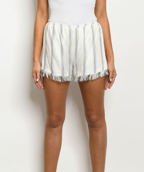 IVORY CHARCOAL SHORTS