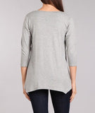 Solid Long Sleeve Blessed Women Top