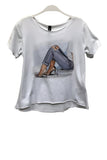 Sitting Pretty Print Tee Shirt