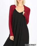 3/4 Sleeve Bolero Sweater Cardigan Women