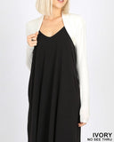 3/4 Sleeve Bolero Sweater Cardigan Women