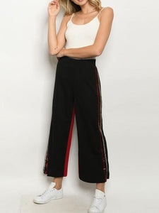 Sequin Lounge Cropped Pants