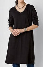 Load image into Gallery viewer, Black Tunic Long Sleeve