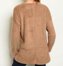 Load image into Gallery viewer, Taupe Fleece Sweater