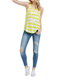 LIME IVORY STRIPES TOP