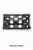 POLKA DOT WASHABLE POLY & COTTON MASK