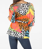 Off the shoulder printed Top