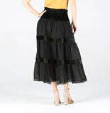 Black Sheer Skirt Women