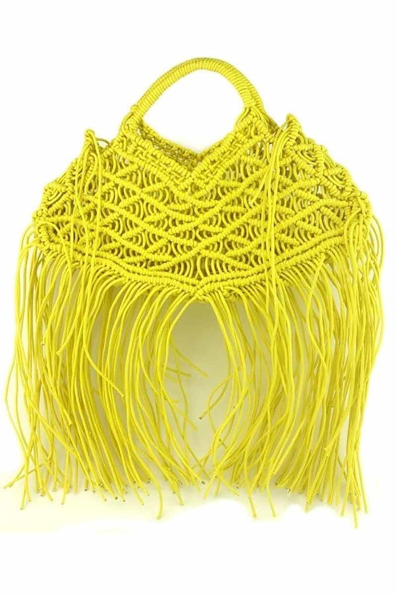 Tote Bag with Fringes