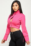 LONG SLEEVE CROP JACKETS