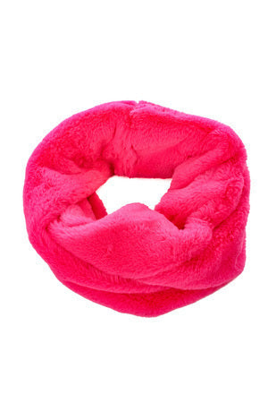 Faux Fur Bright Winter Infinity Scarf -