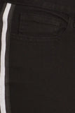 High Rise Skinny Jeans w/ White Highlight Out seam & Square