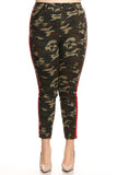 High Rise Skinny Jeans w/ Red Highlight Out seam Camo