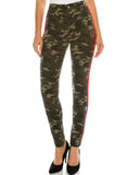 High Rise Skinny Jeans w/ Red Highlight Out seam