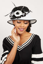 Load image into Gallery viewer, Dressy Hat Church Hat 1920&#39;s Gatsby Loop Flax Fabric Hat