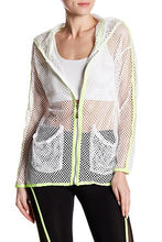 Load image into Gallery viewer, Hi-Lite Jacket Fluorescent green trimmed hoodie