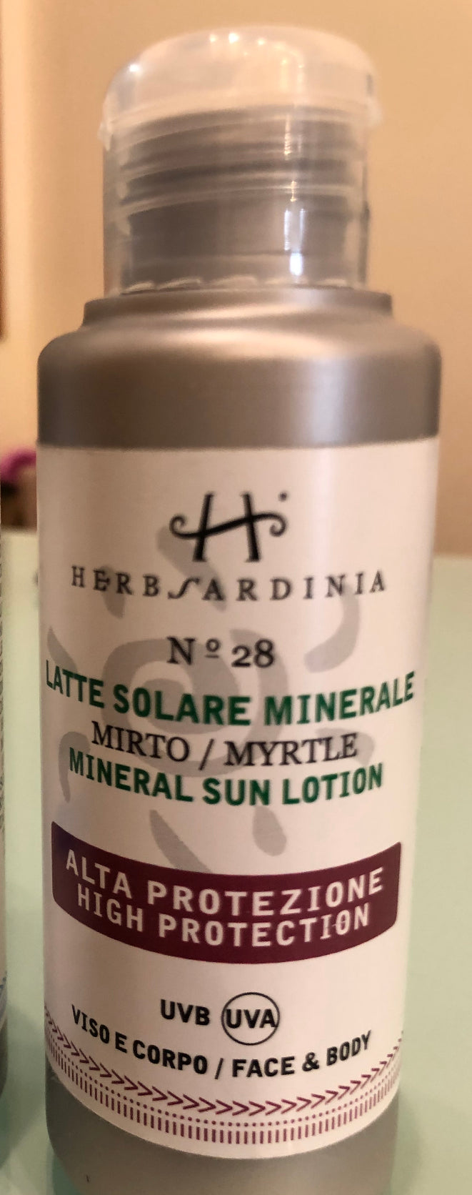 N°28 Mineral Sun Lotion Myrtle Hight Protection Suncreen