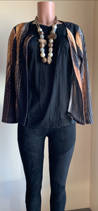 Abstract Open Cardigan