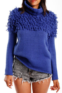 Blue Women Sweater
