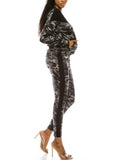 Camo track jacket and pants sets