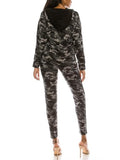Camo track jacket and pants sets