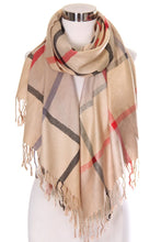 Load image into Gallery viewer, Plaid Oblong Scarf