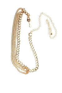 Linked Up Chain Belt - Gold