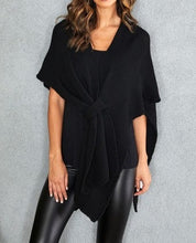 Load image into Gallery viewer, Poncho Style Cape with Gold Star