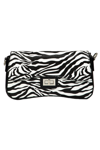 Zebra Pattern Rectangle Fashion Shoulder Bag tote Bag