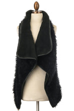 Load image into Gallery viewer, Faux Fur Winter Vest - Black
